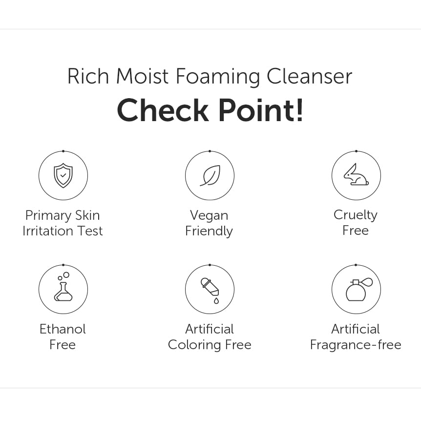 Klairs - Rich Moist Foaming Cleanser 100ml - koiyu