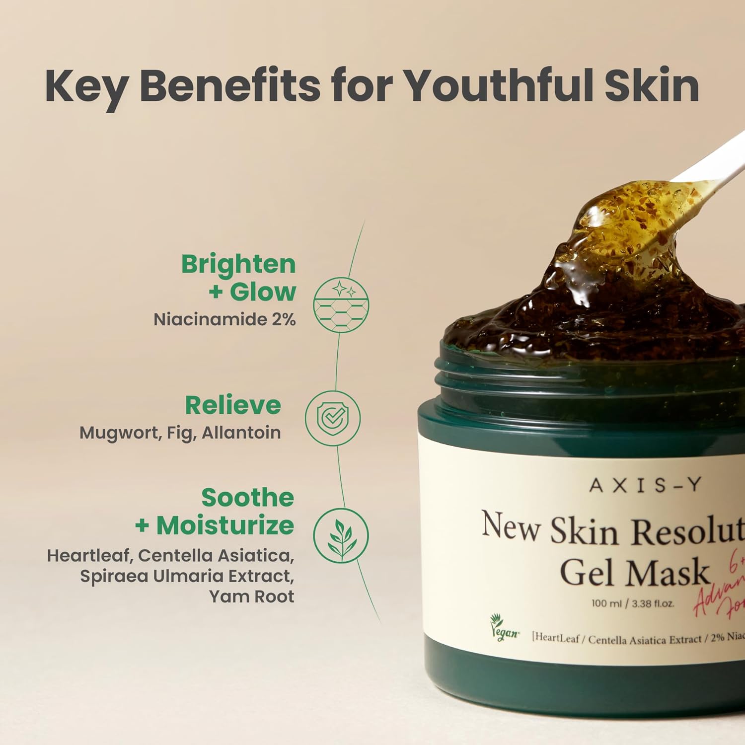 Axis-Y - New Skin Resolution Gel Mask - koiyu