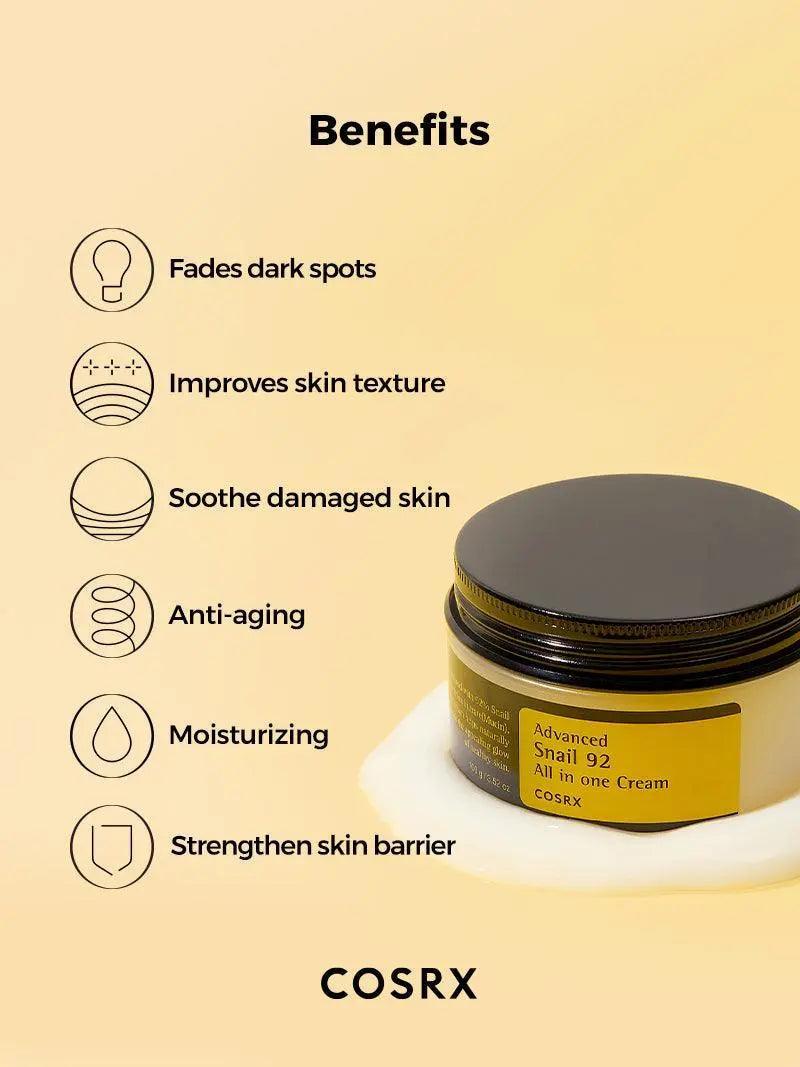 COSRX - Advanced Snail 92 All in one Cream - koiyu
