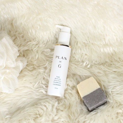 PLAN DE G - Nettoyant beauté triple tout-en-un huile-mousse