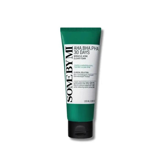 Some By Mi - AHA BHA PHA 30 Days Miracle Acne Clear Foam - koiyu