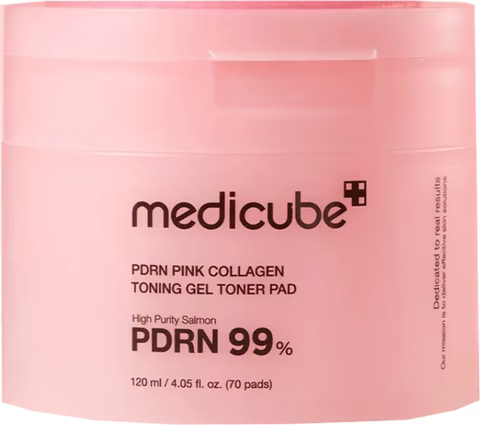 Medicube - PDRN PINK COLLAGEN TONING GEL TONER PAD [70pcs]