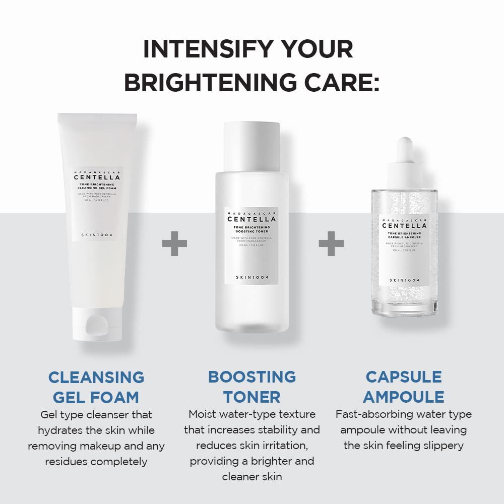 Skin1004 - Madagascar Centella Tone Brightening Cleansing Gel Foam [125ml] - koiyu