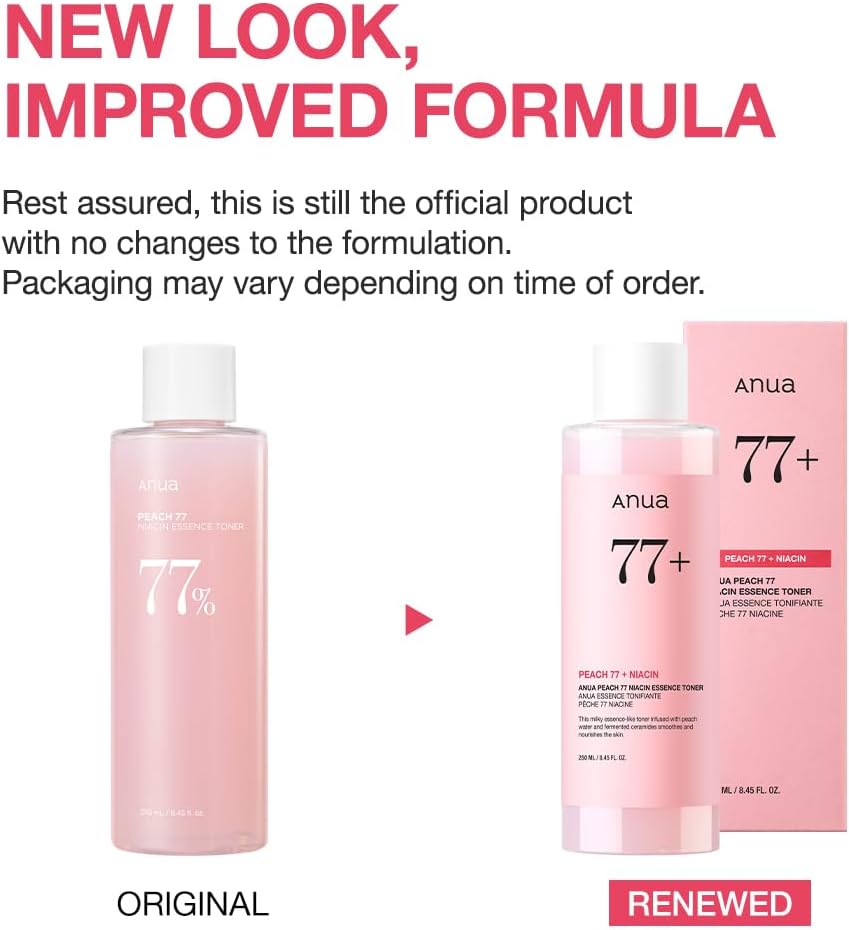 Anua - Peach 77 Niacin Essence Toner [250ml] - koiyu