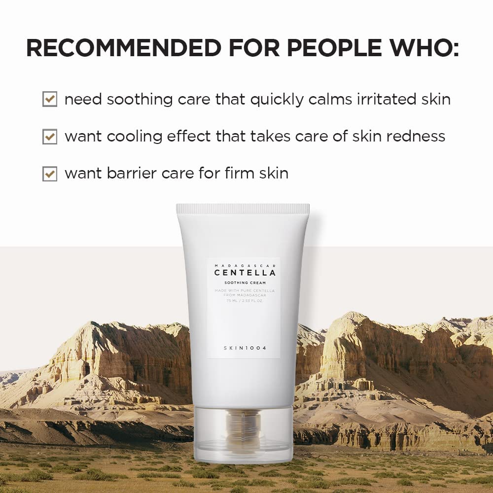 Skin1004 - Madagascar Centella Soothing Cream [75ml] - koiyu