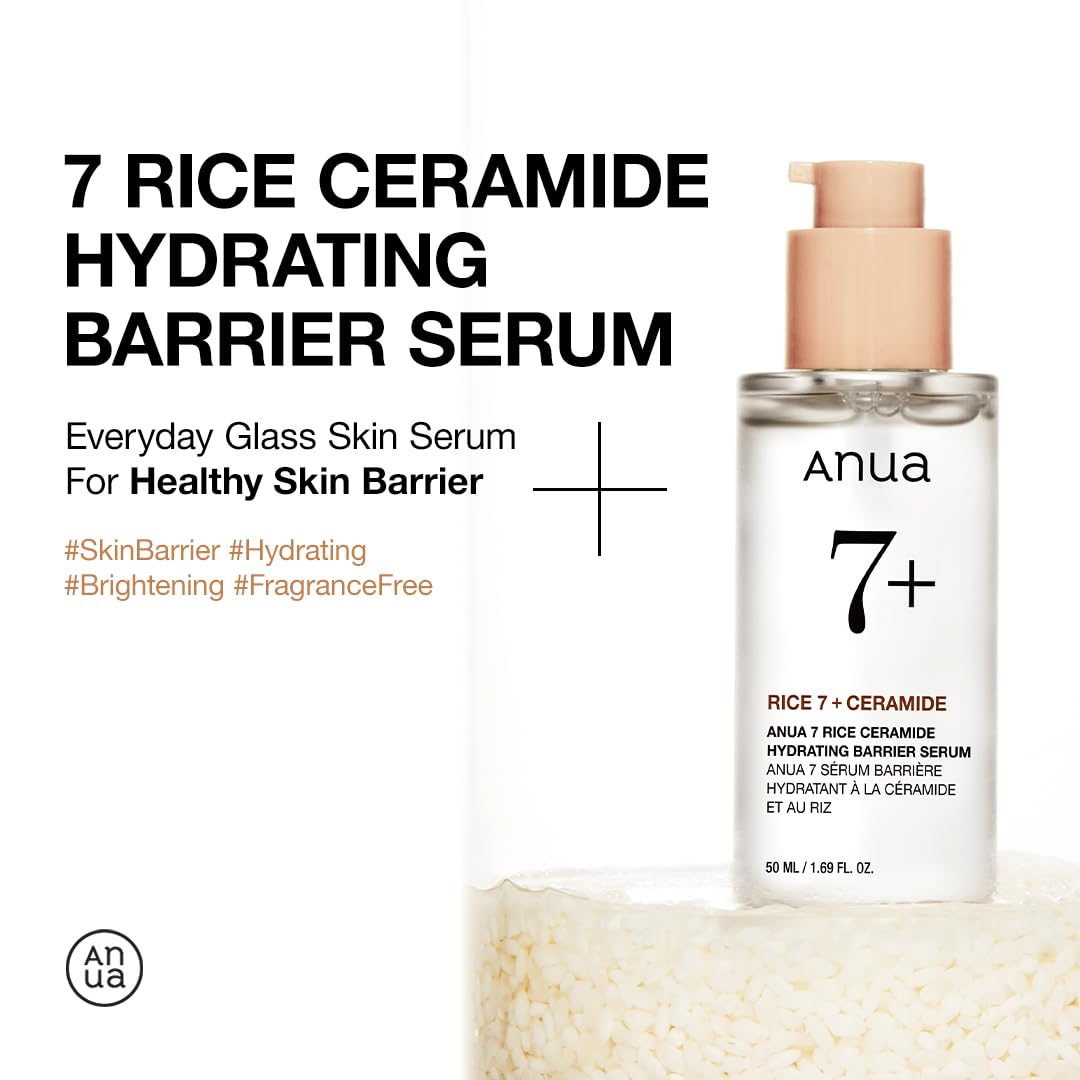 Anua - Rice 7 Ceramide Hydrating Barrier Serum [50ml] - koiyu