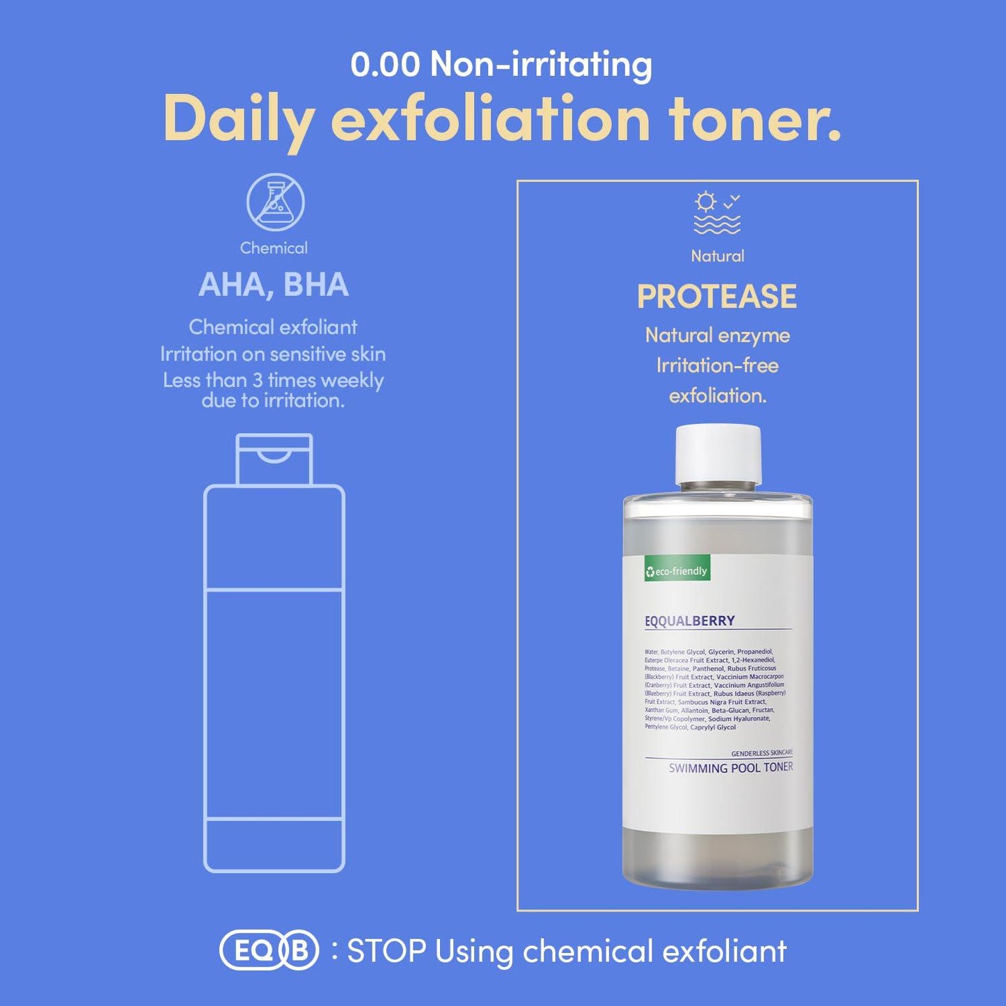 EQQUALBERRY - Swimming Pool Daily Facial Toner 300ml - koiyu