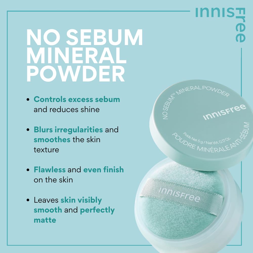 innisfree - Poudre minérale sans sébum [5 g]
