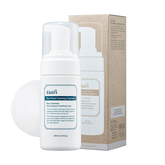 Klairs - Rich Moist Foaming Cleanser 100ml - koiyu