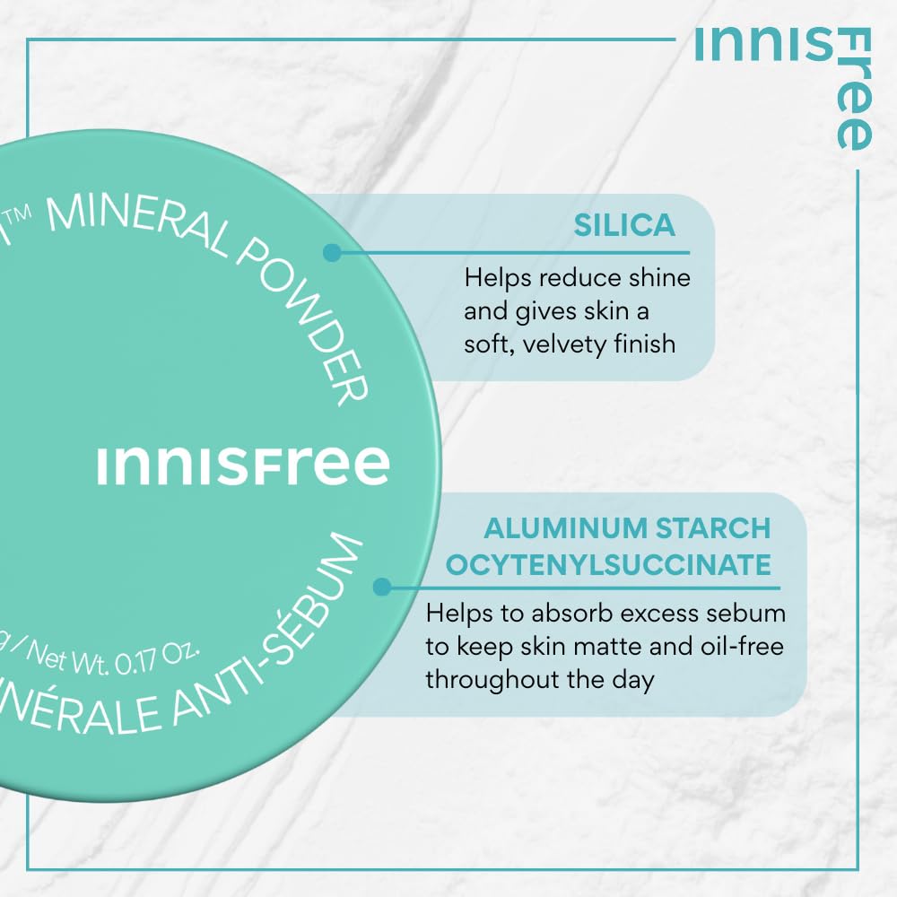 innisfree - Poudre minérale sans sébum [5 g]