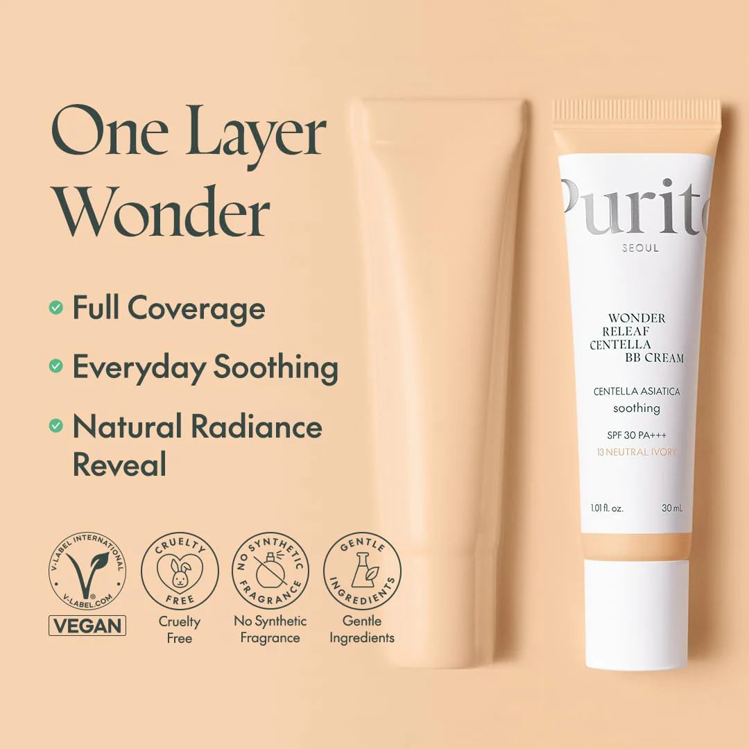 Purito Seoul - Wonder Releaf Centella BB Cream - koiyu