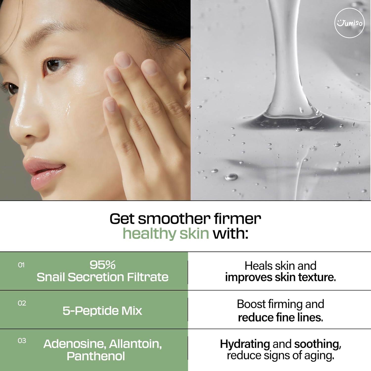 Jumiso - Snail Mucin 95 + Peptide Facial Essence [140ml] - koiyu