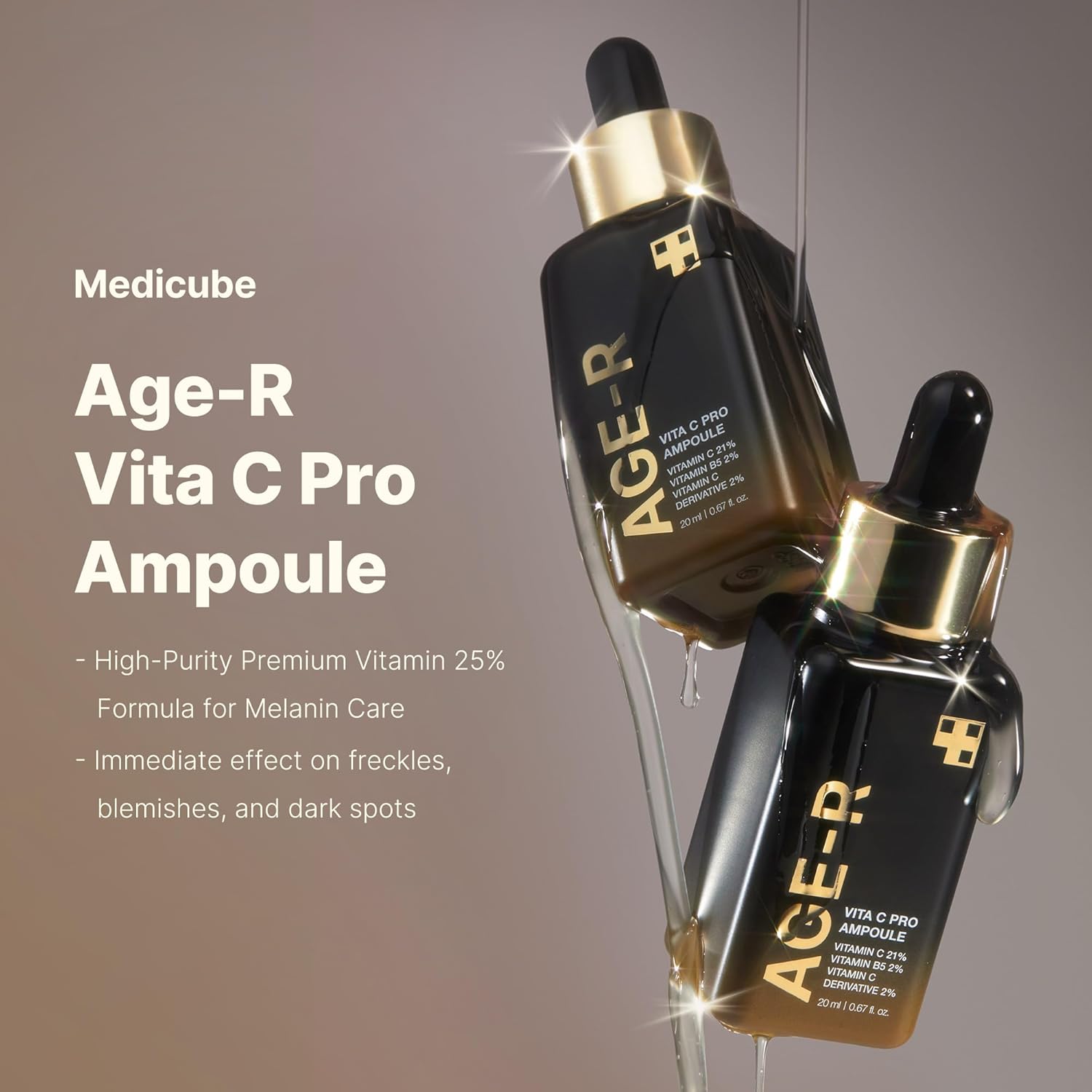 Medicube - AGE-R VITA C PRO AMPOULE [20ml] - koiyu