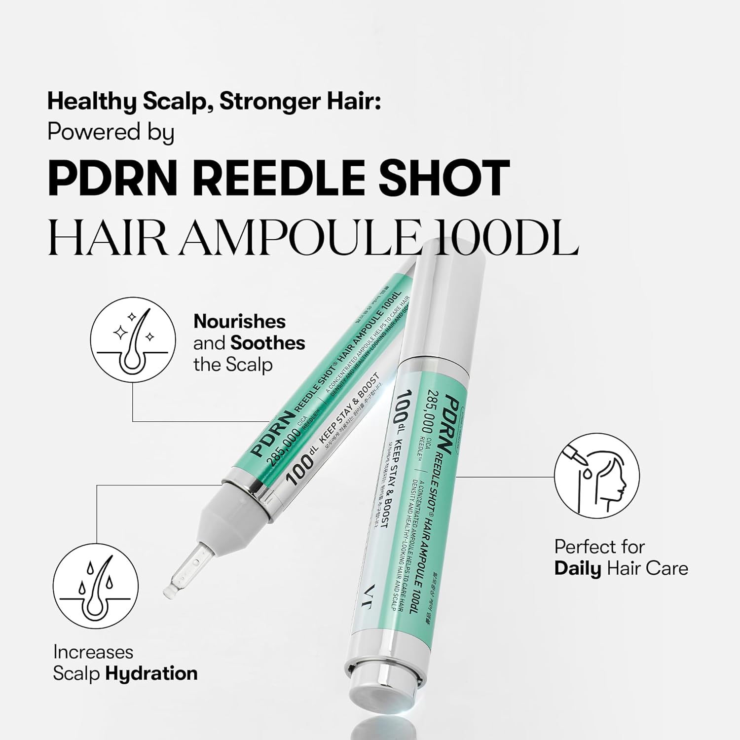 VT - PDRN Reedle Shot Hair Ampoule [15ml] - koiyu