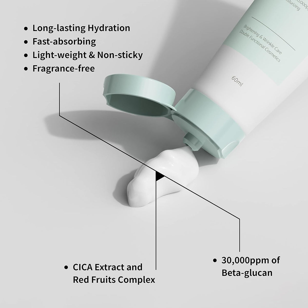 Iunik - Beta glucan daily moisture cream - koiyu