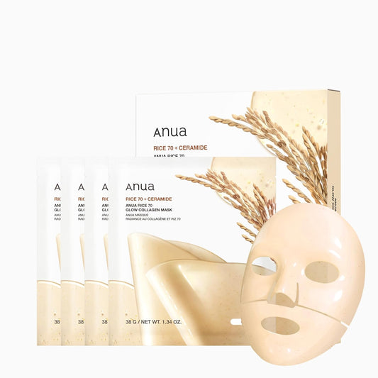 ANUA - RICE 70 GLOW COLLAGEN MASK
