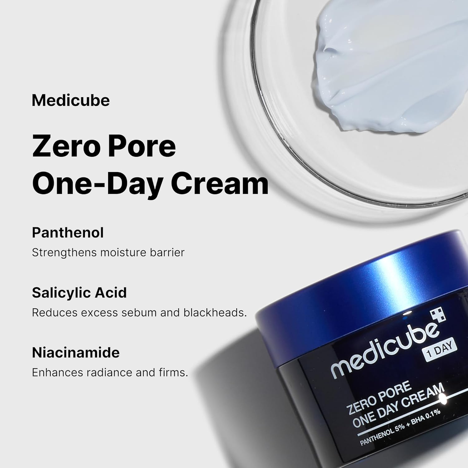 Medicube - Zero Pore One Day Cream [50ml] - koiyu
