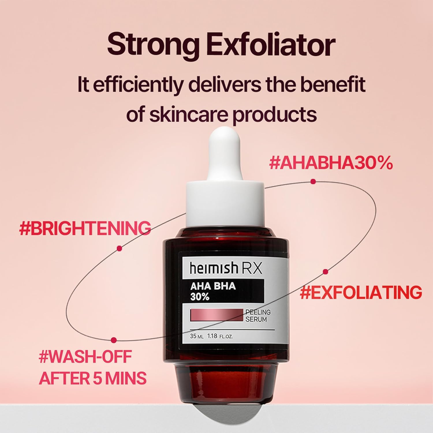 Heimish - RX AHA BHA PEELING SERUM [35ml] - koiyu