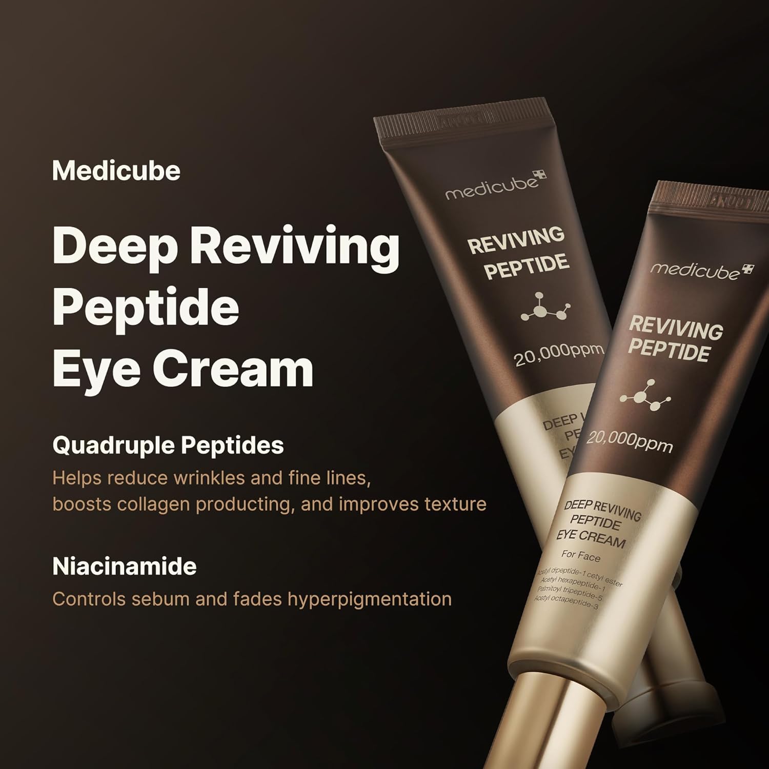 Medicube - Deep Lifting Peptide Eyecream For Face [30ml] - koiyu