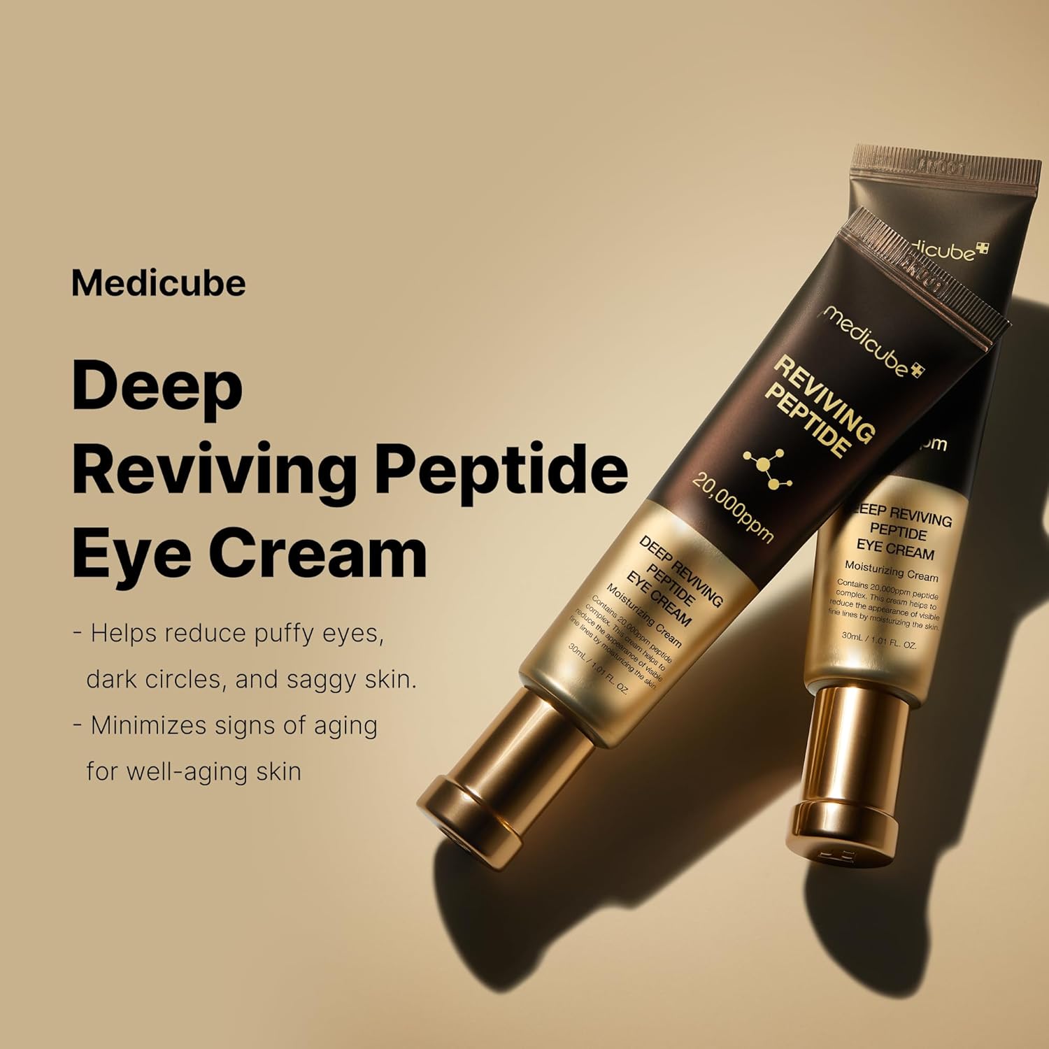 Medicube - Deep Lifting Peptide Eyecream For Face [30ml] - koiyu