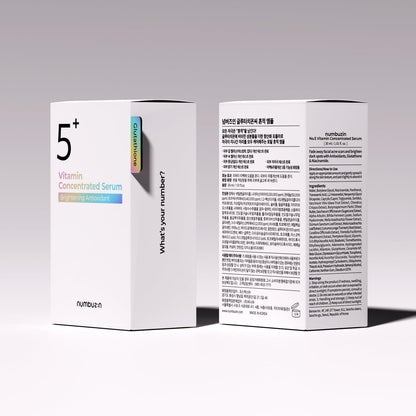 Numbuzin - No.5 Vitamin Concentrated Serum 30ml - koiyu