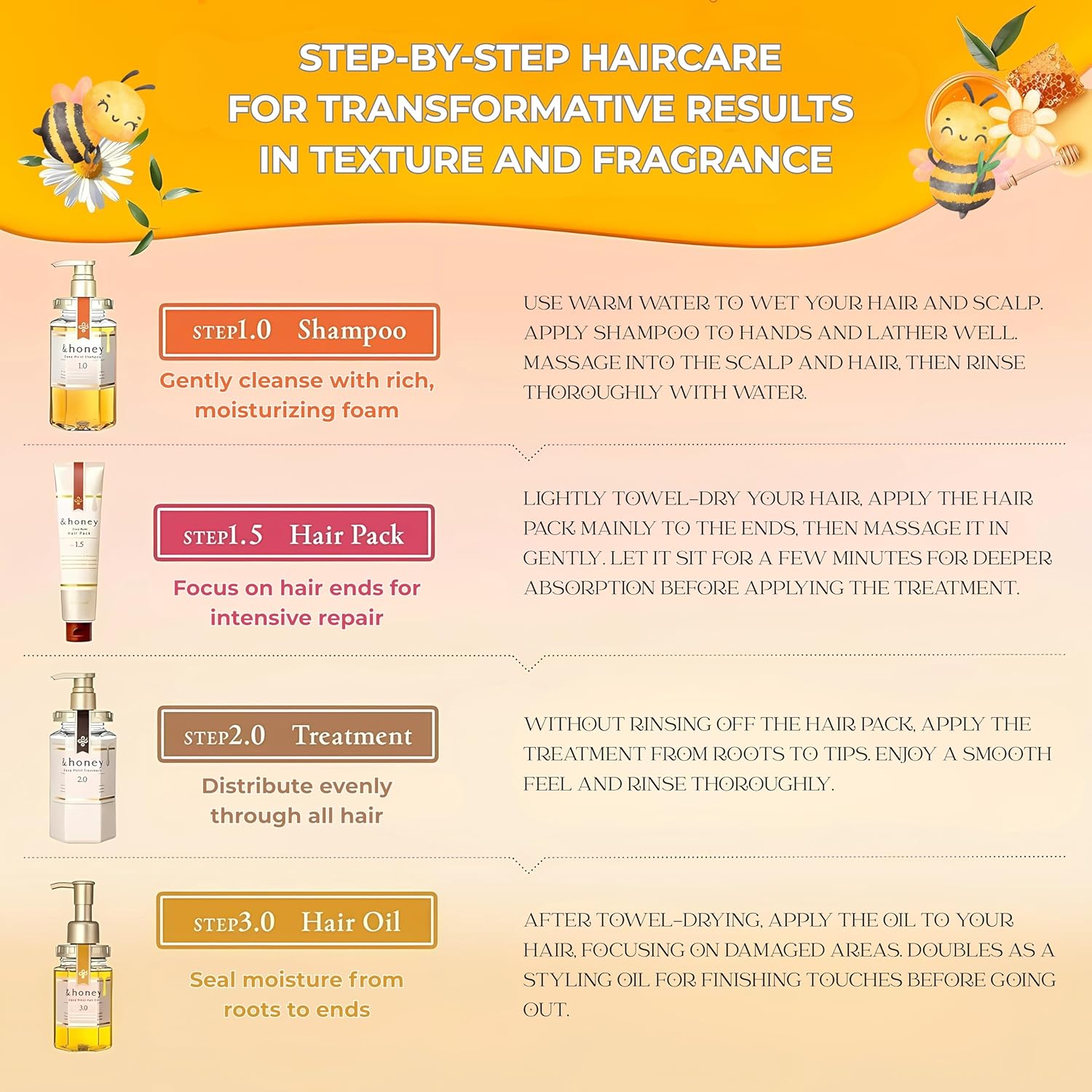 Vicrea - &honey Deep Moist Hair Oil 3.0 [100ml]