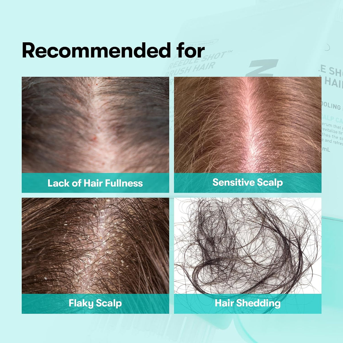 VT - PDRN Reedle Shot Brush Hair Serum