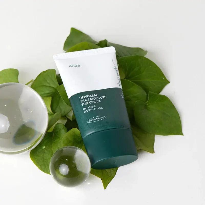 ANUA - Heartleaf Silky Moisture Sunscreen - koiyu