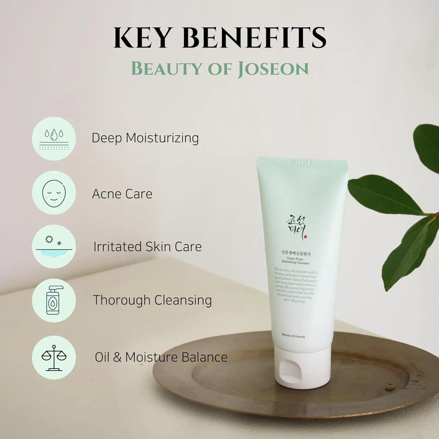 Beauty of Joseon - Green Plum Refreshing Cleanser 100ml - koiyu