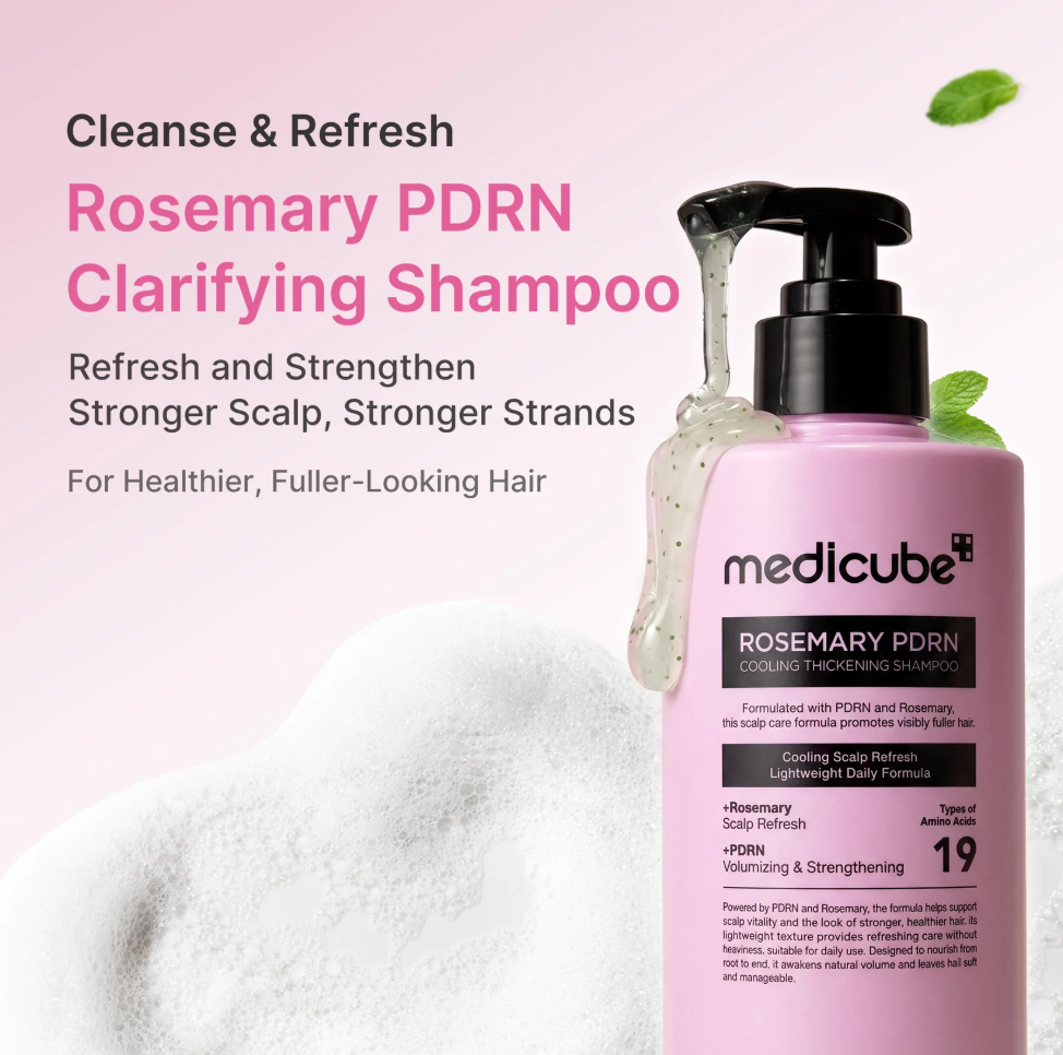 MEDICUBE – ROSEMARY PDRN COOLING THICKENING SHAMPOO