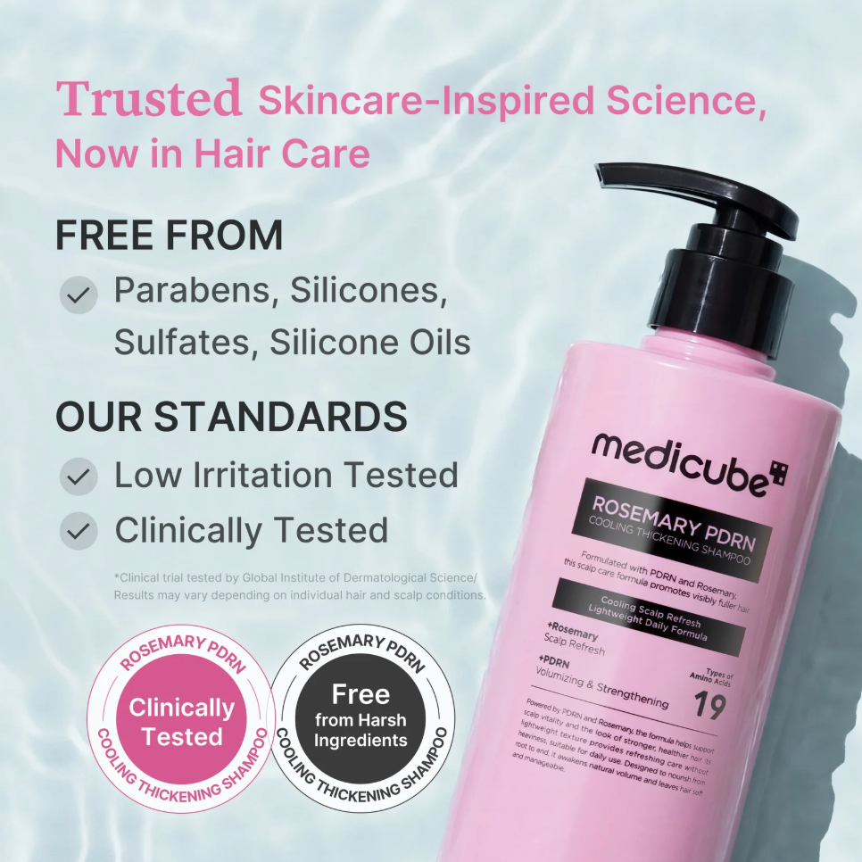 MEDICUBE – ROSEMARY PDRN COOLING THICKENING SHAMPOO