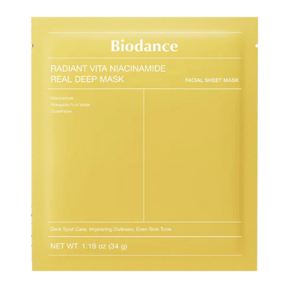 Biodance - Radiant Vita Niacinamide Real Deep Mask