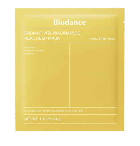 Biodance - Masque Réel Profond Éclatant à la Niacinamide Vita