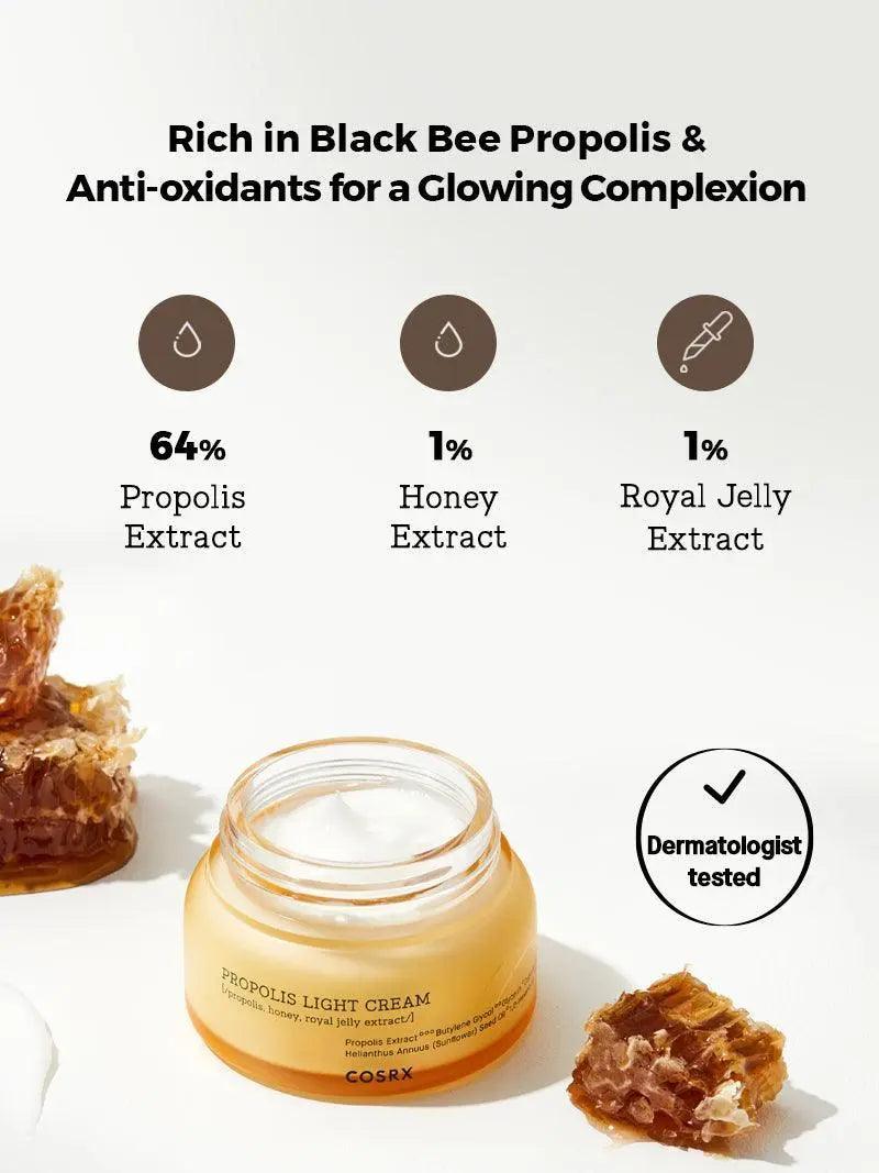 COSRX - Full Fit Propolis Light Cream 65ml - koiyu