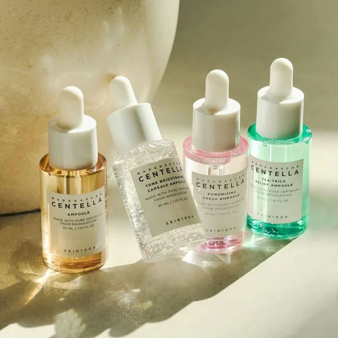 Skin1004 - Madagascar Centella Ampoule Kit (mini ampoule 4 types) - koiyu