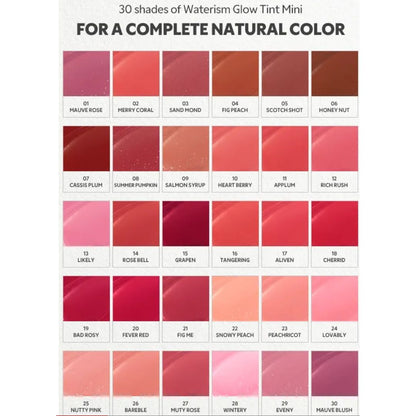 TIRTIR - Waterism Glow Tint Mini - [30 Colors]
