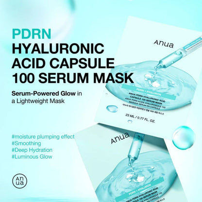 Anua - PDRN Hyaluron 100 Serum Mask [1ea]