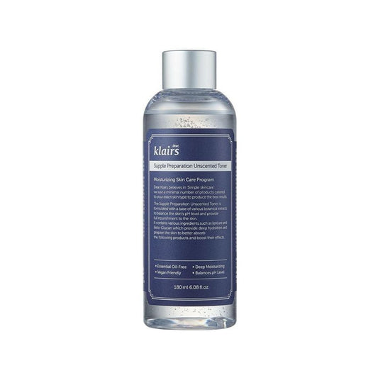 Klairs - Supple Preparation Facial Toner Unscented 180ml - koiyu