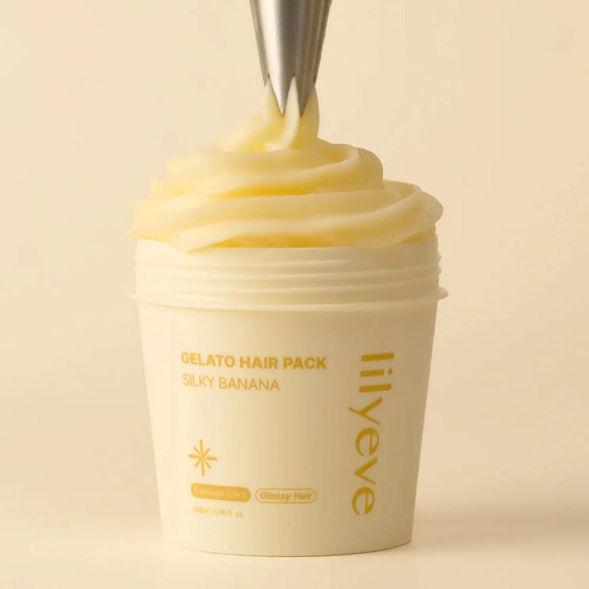 LILYEVE - Repair:TURN GELATO Hair Pack  SILKY BANANA 200ml