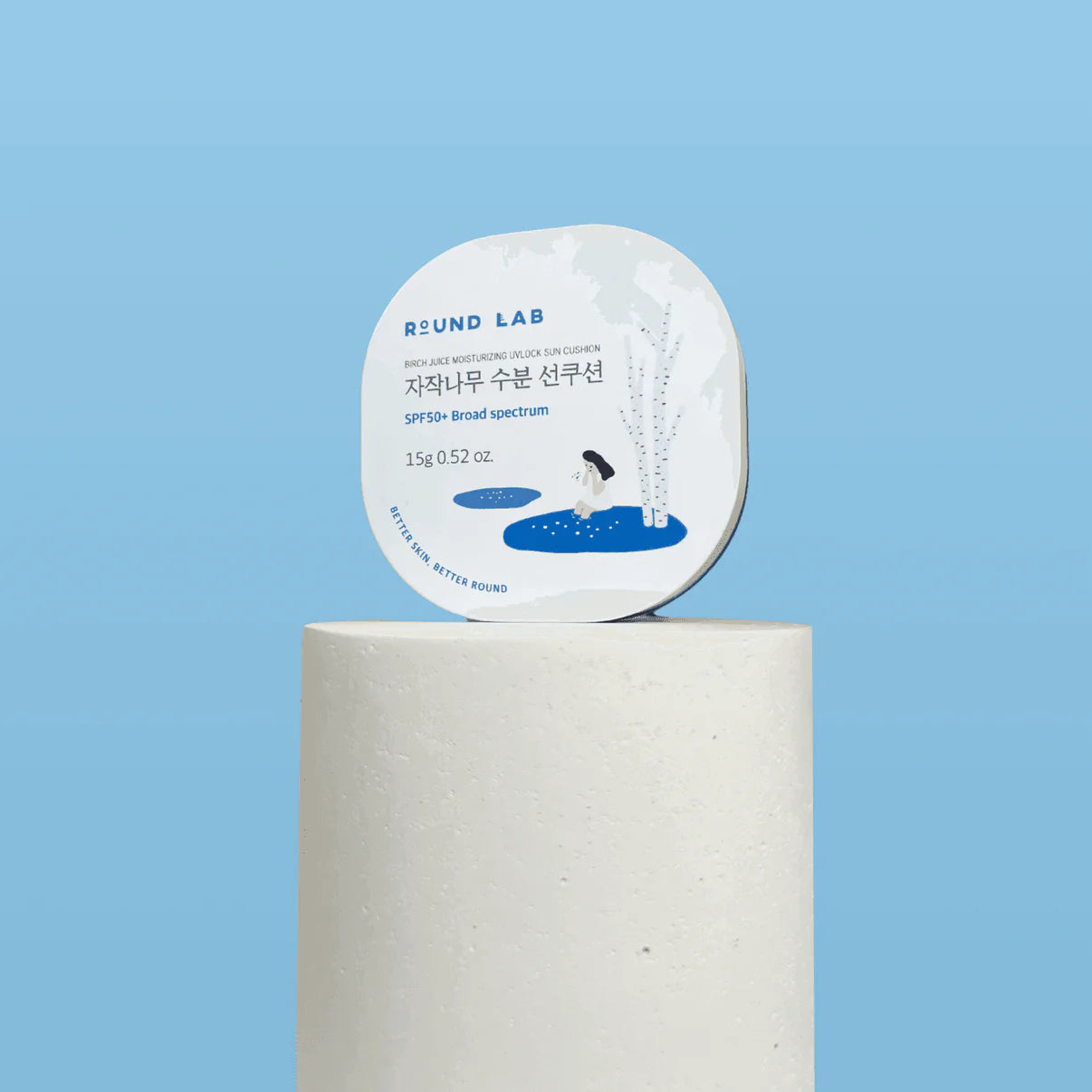 Round Lab - Birch Juice Moisturizing Sun Cushion - koiyu