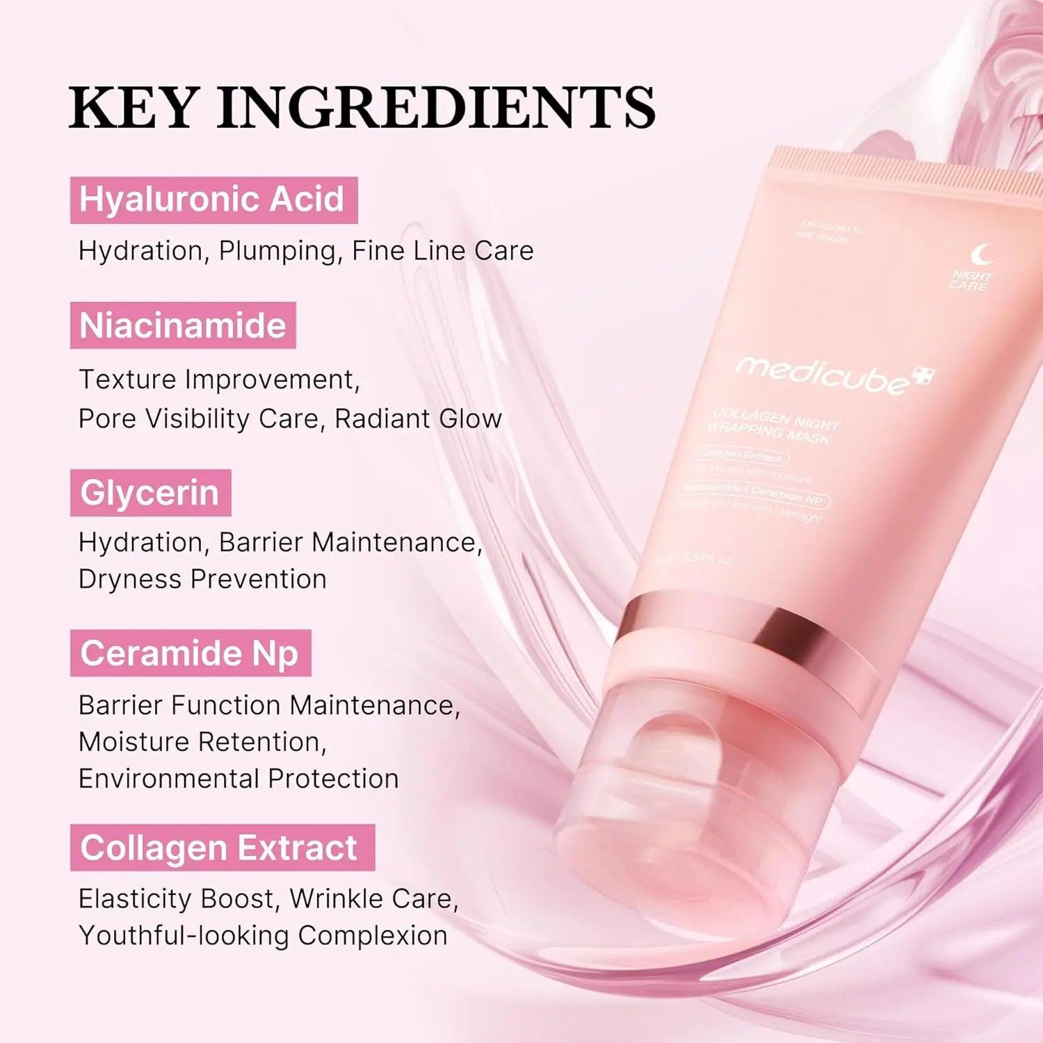 Medicube - Collagen Night Wrapping Mask [75ml] - koiyu
