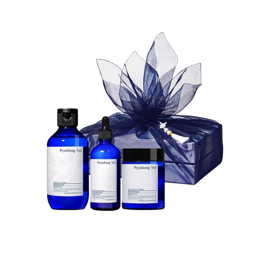 Pyungkang Yul - Basic(moisture) Skincare Set (3items: Essence Toner 200ml + Moisture Serum 100ml +N Cream 100ml)