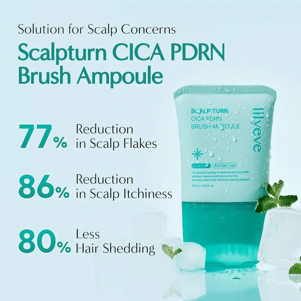 LILYEVE - SCALP:TURN CICA PDRN BÜRSTEN-Ampulle 100ml
