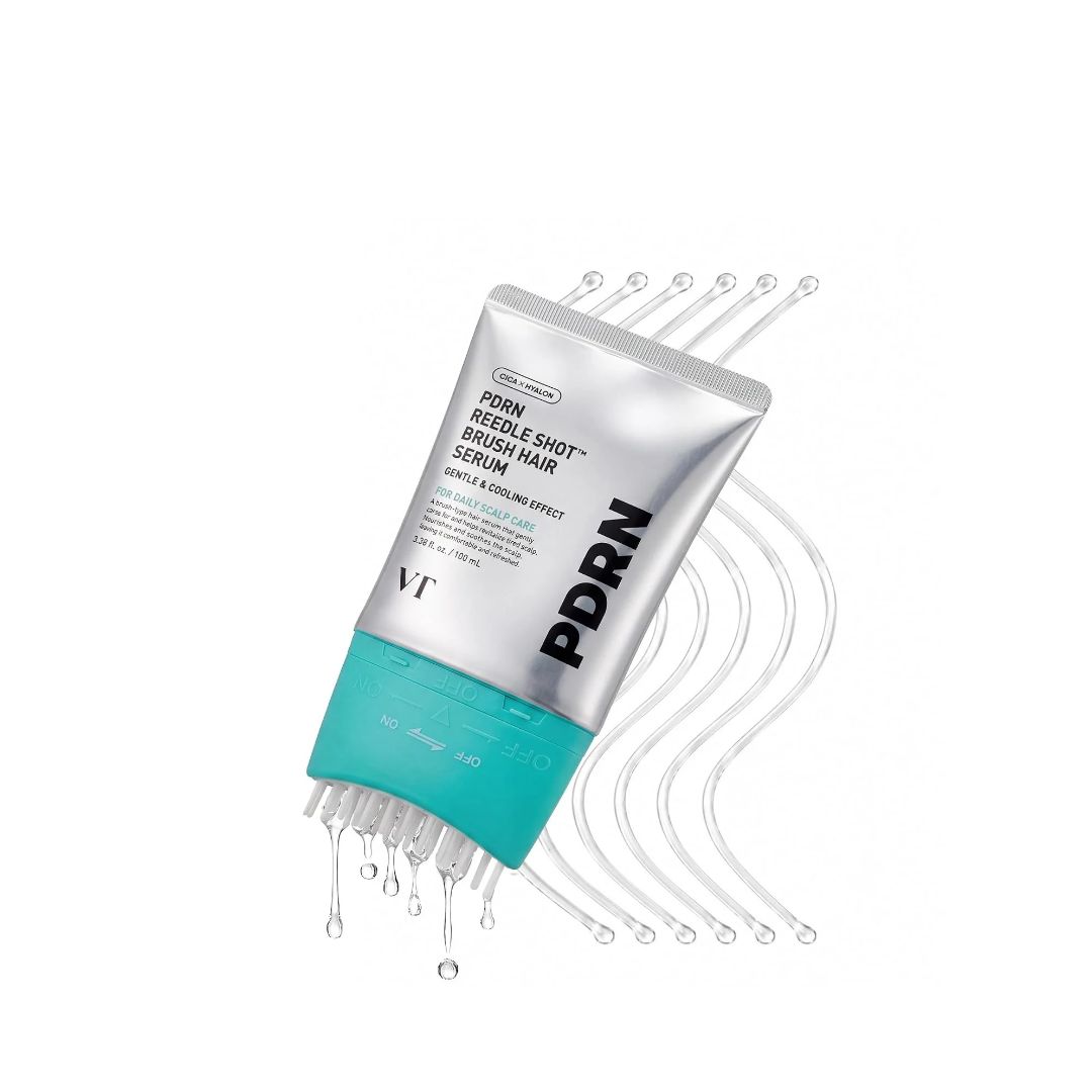 VT - PDRN Reedle Shot Brush Hair Serum