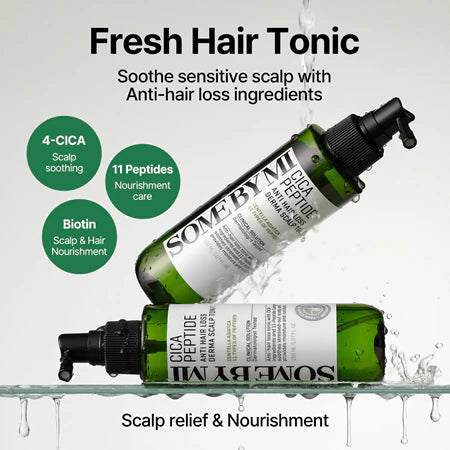 Somebymi - Cica Peptide Anti Hair Loss Derma Scalp Tonic [150ml] - koiyu