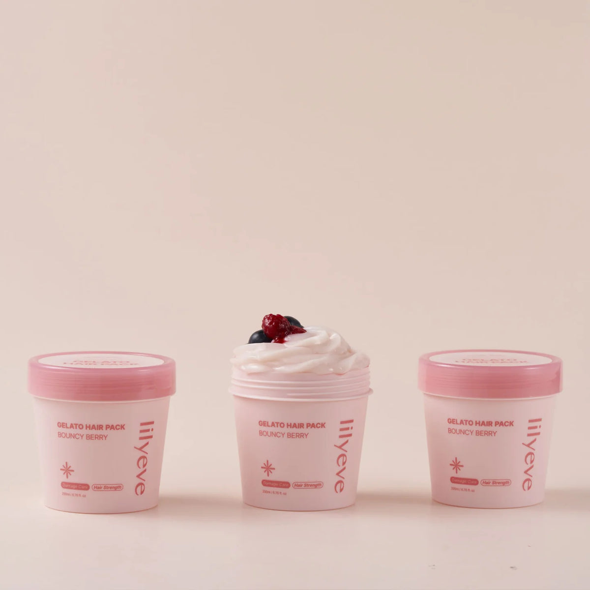 LILYEVE –  REPAIR TURN GELATO HAIR PACK BOUNCY BERRY