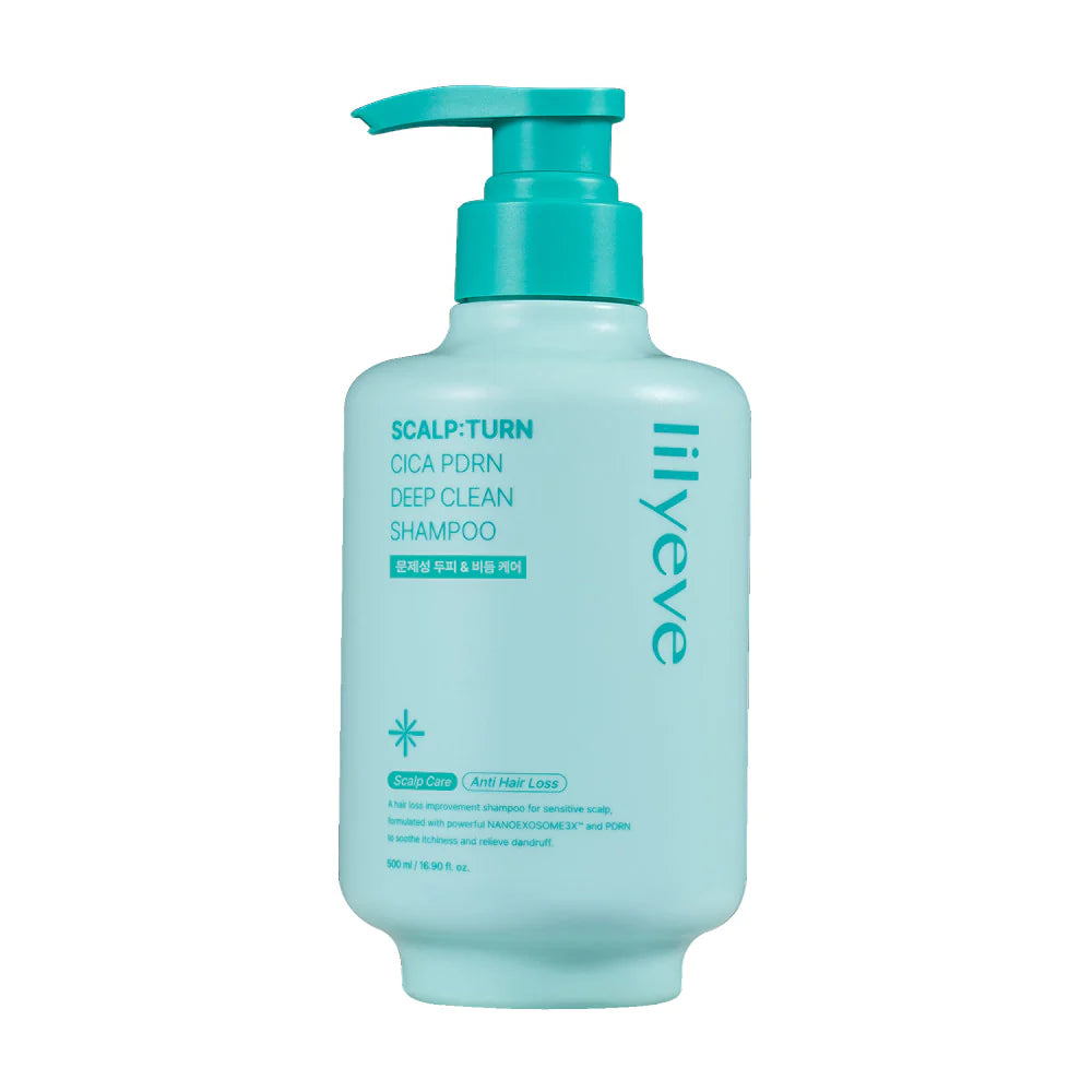 LILYEVE – SCALP:TURN CICA PDRN DEEP CLEAN SHAMPOO